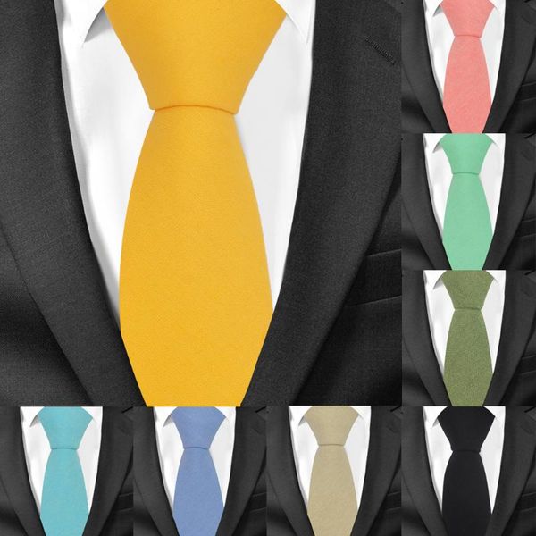 

slim cotton neck ties for men casual suits skinny tie gravatas candy color mens neckties for business wedding men ties, Blue;purple