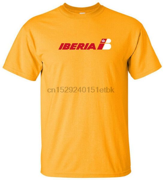 

iberia airlines retro logo spanish airline aviation t-shirt