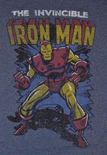 

comics the ivincible iron man t-shirt ironman officially licensed