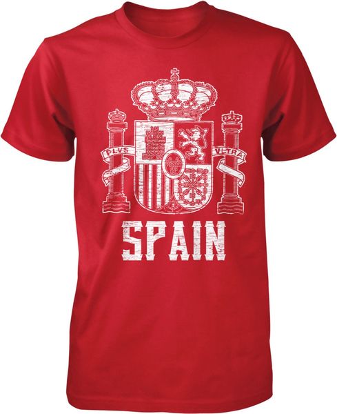 

spain, coat of arms, plus ultra, royal crown, imperial crown men's men 2019 new short sleeve cotton print men plain t shirts