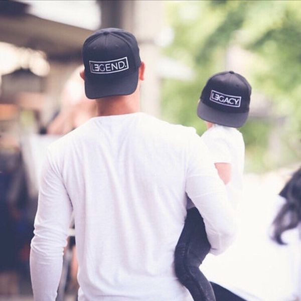 

ball caps lengend legacy snapbacks father son dad gift kids child baby baseball brand hip hop golf adjustable gorras, Blue;gray