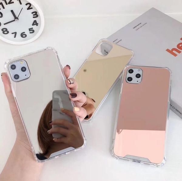 

for iphone 11 pro max xr x 8 7 6s shockproof mirror tough protective hard phone case cover