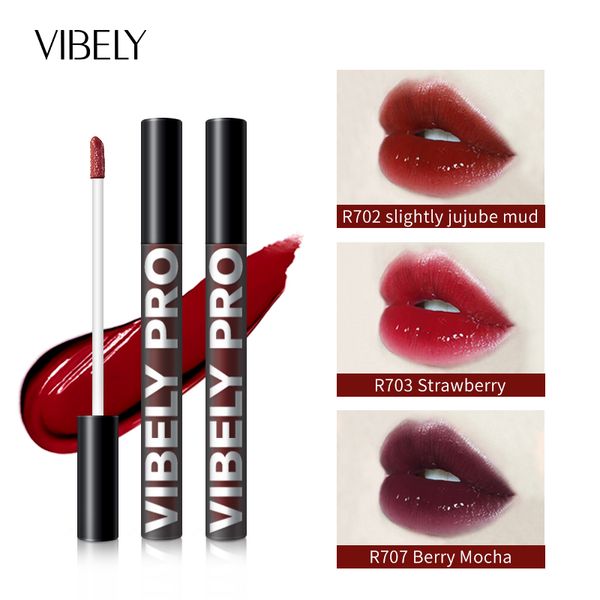 

moisturizing gloss plumping lip gloss makeup glitter nutritious liquid lipstick cherry mineral oil clear lip
