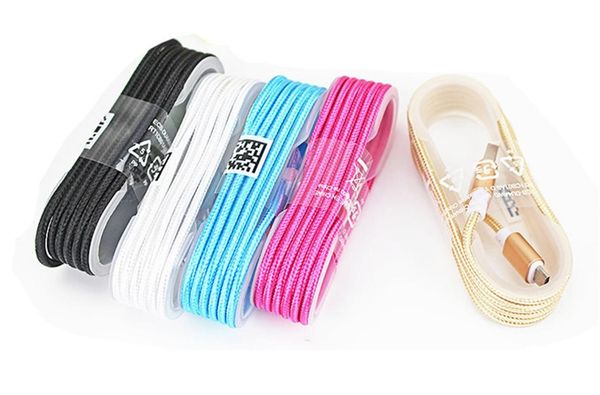 

micro usb cable nylon braided data fast charger usb cord for samsung xiaomi redmi huawei lg microusb android phone cables
