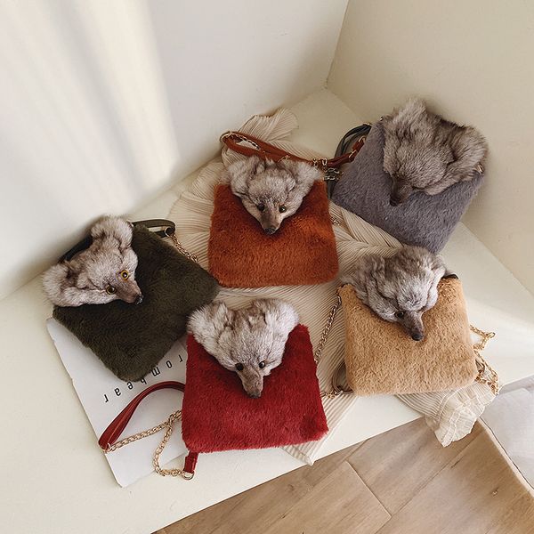 

winter luxury clucth fur handbag bags for women 2020 fashion soft warm shoulder bag messenger chic clutch bags bolsa