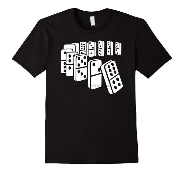 

2020 new summer cool tee shirt dominoes t-shirt cotton t-shirt