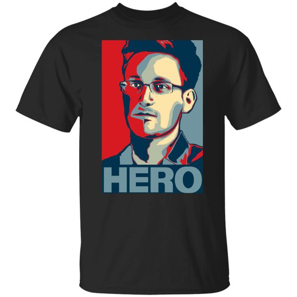 

сноуден hero art tri-смесь t-shirt black-navy для мужчин-женщин верхнего качества tee shirt