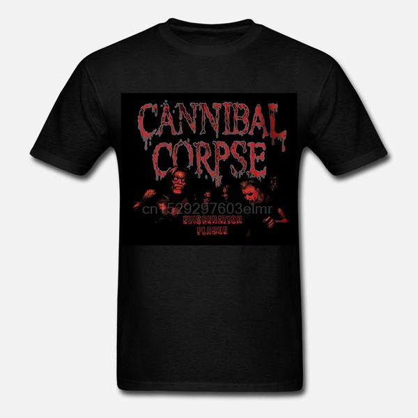 

t shirt mens cannibal corpse eviceration plague t-shirt male oneck short sleeve black tshirts fasion tee