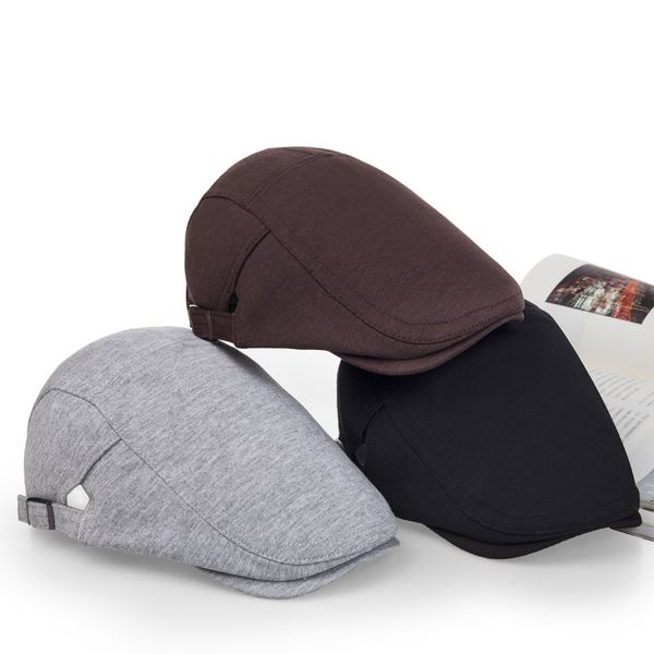 

beanies beret women's duck tongue hat men's spring and autumn winter art british outdoor casual forward