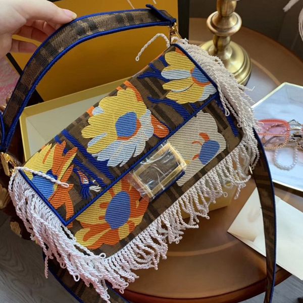 

flowers retro tassel 2020 classic fashion crossbody shoulder messenger bag ladies hand bags canvas tote bag