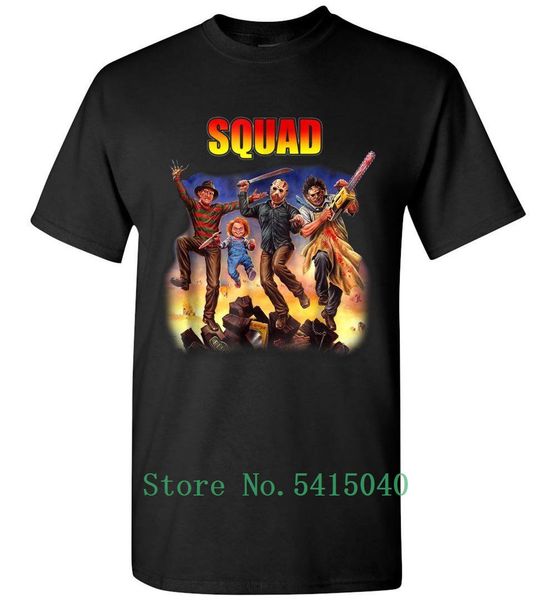 

the nightmare ends on halloween squad freddy chucky leatherfac men women tshirt fashion