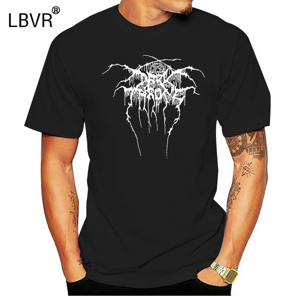 

darkthrone logo v1 t shirt black white black metal