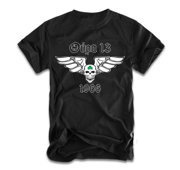 

gate 13 panathinaikos tee t shirt ultras athens greece confortable t-shirt