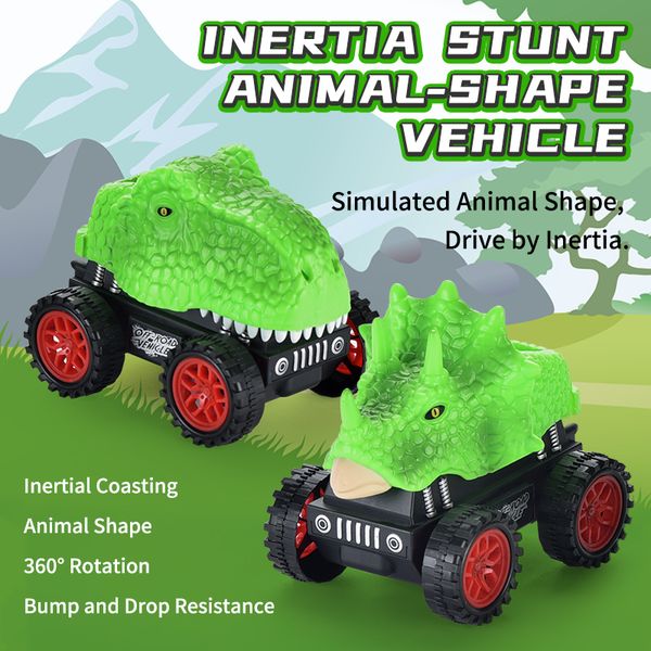 

kid toys model car toys animal inertial car tricera tyrannosaurus rex special car 2020 selling gift of the child