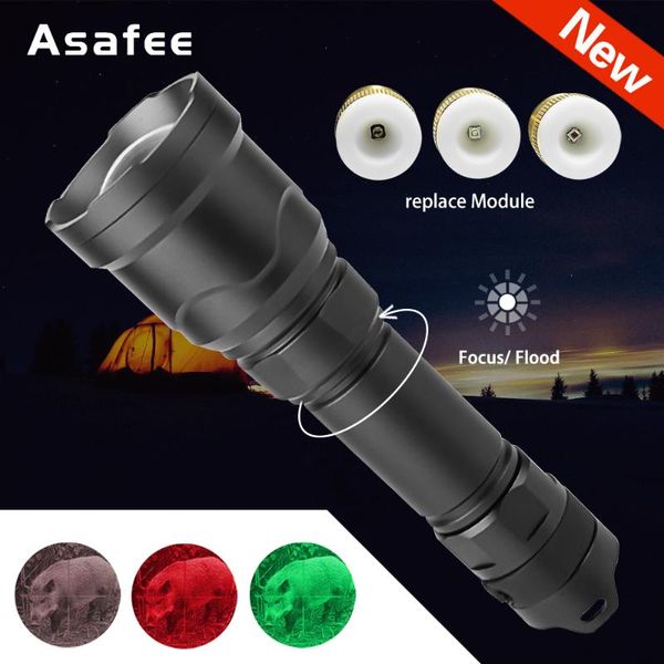 

flashlights torches ht10 hunting light led torch green red white spotlight xpl v3 with bracket clip remote pressure switc