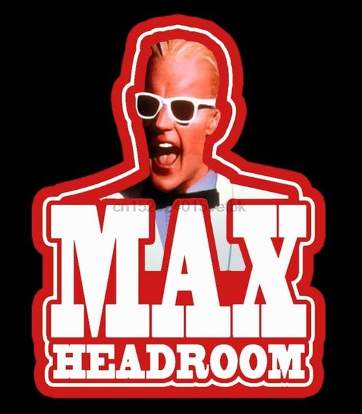 

80 классический тв иконка max headroom пользовательских тройник любой размер любой цвет