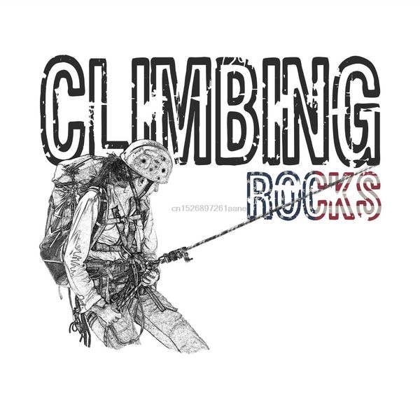 

rock climbing shirt or gift for mountain climber - premium quality t-shirt