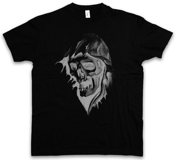 

grim reaper men's fashion t-shirt you belong to me the death skeleton scythe cloak hood