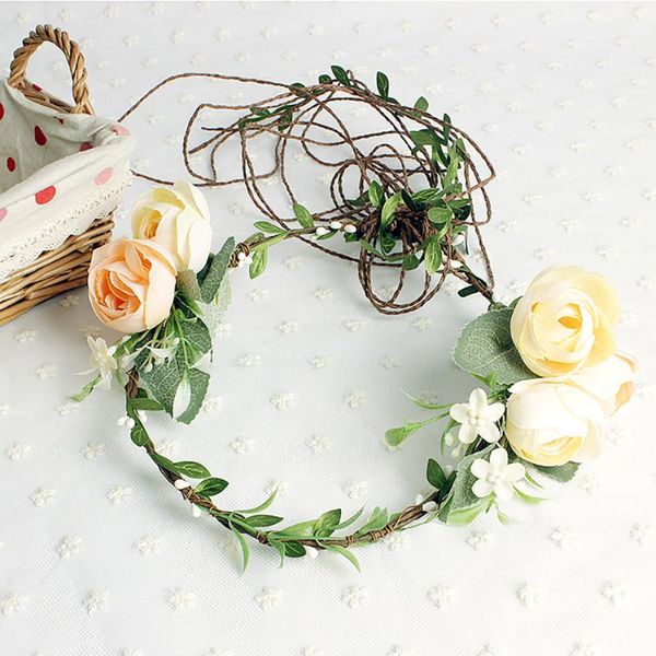 

fashion rose flower crown wedding bride wreath,party headband decorative,floral wreath crown headband flower,rose decoration