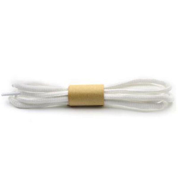 

2 price polyester white black shoelaces low elastic silk flat follow double layer shoe laces for shoes trainers, White;pink