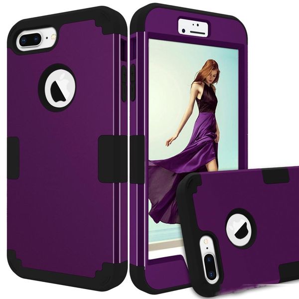 

for iphone 8 plus case hybrid dual layer heavy duty shockproof phone cases for iphone 8 8plus