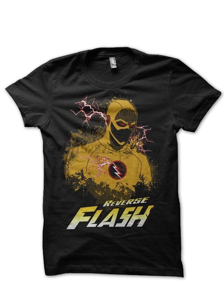 

reverse flash black t shirt