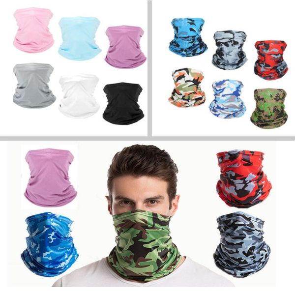 

sun uv protection face mask neck gaiter windproof scarf sunscreen breathable bandana for sport outdoor camo headscarf party mask hh9-3321
