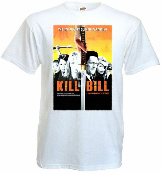 

kill bill v 2 t shirt white poster all sizes s 5xl