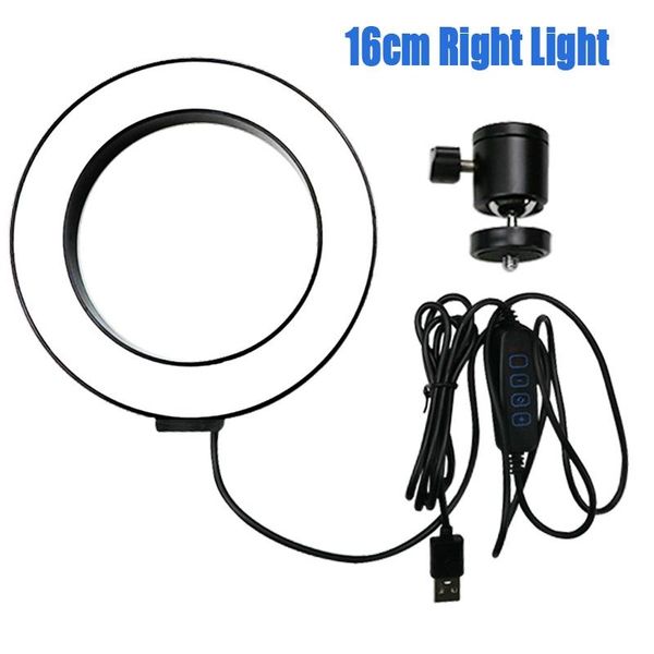 

26cm/16cm led ring light dimmable pgraphic lighting camera phone studio selfie ring lamp table tripods for makeup live video