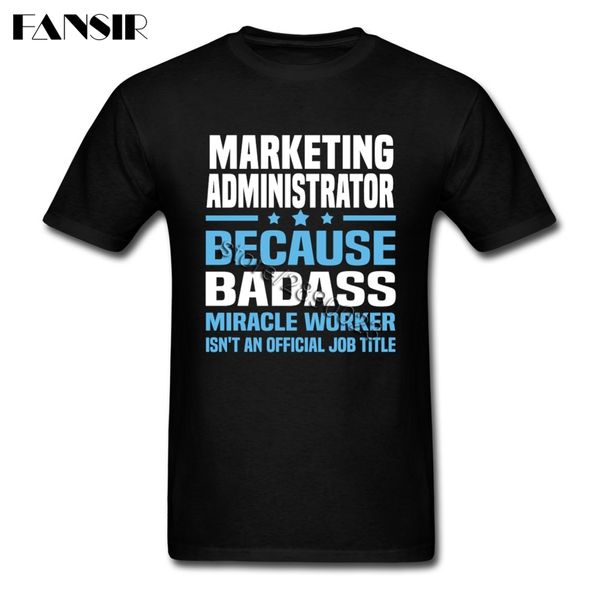 

big size marketing administrator classical tees shirt male 100% cotton short sleeve men tshirt group clothing
