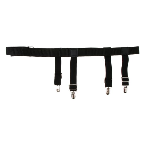 

men women elastic nylon adjustable harness pants suspender garter belt band accessories, Black;white