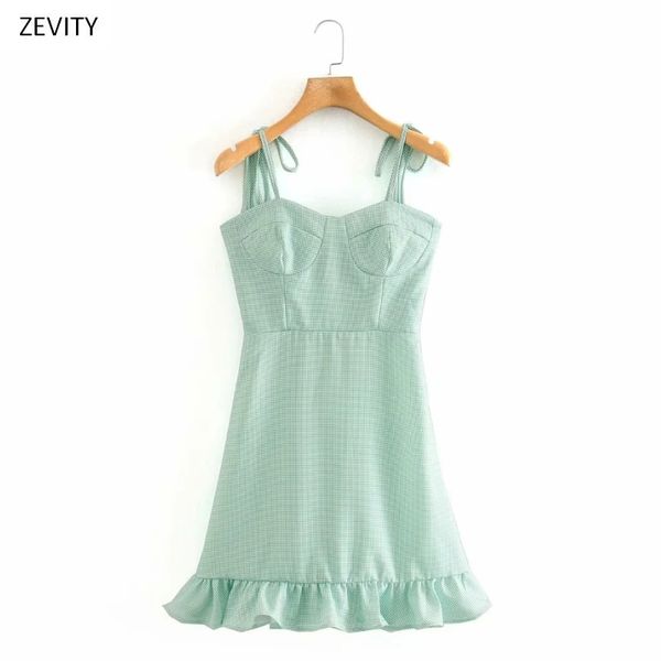 

zevity new women vintage slash neck printing hem pleat ruffles sling dress female side zipper vestido chic party dresses ds3977, Black;gray