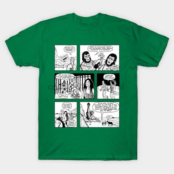 

men short sleeve tshirt monkey planet science t shirt women t-shirt