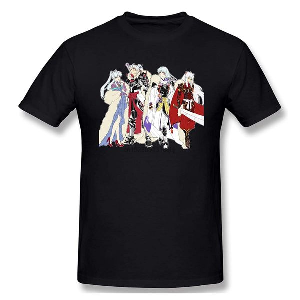 

houxiaojun inuyasha sesshomaru men fashion tee black