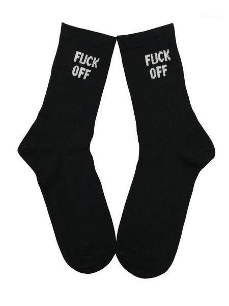 

casual apparel mens letter print desinger mid stockings solid color fashion style homme clothing autumn warm style, Black