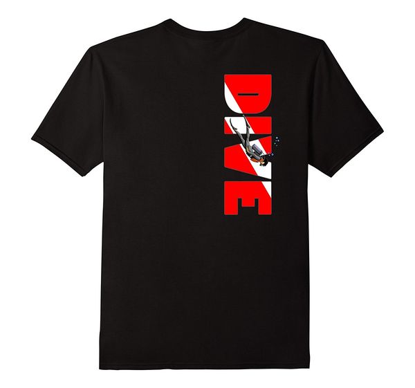 

2019 новая летняя мода мужчины tee shirt scuba водолазные dive t-shirt повседневная футболка