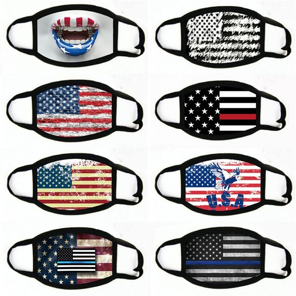 

women men flag digital printed multi functional seamless quick dry sunshade sweatband hairband cycling mask scarf#334, Black