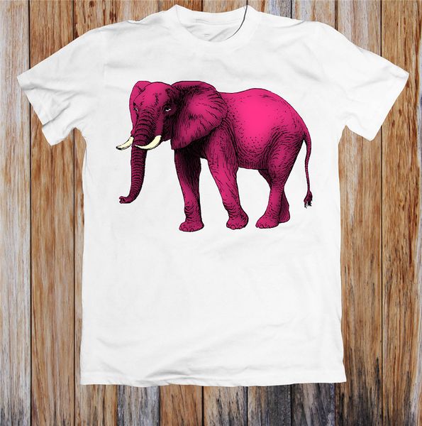 

розовый слон мужская футболка праздничная майка