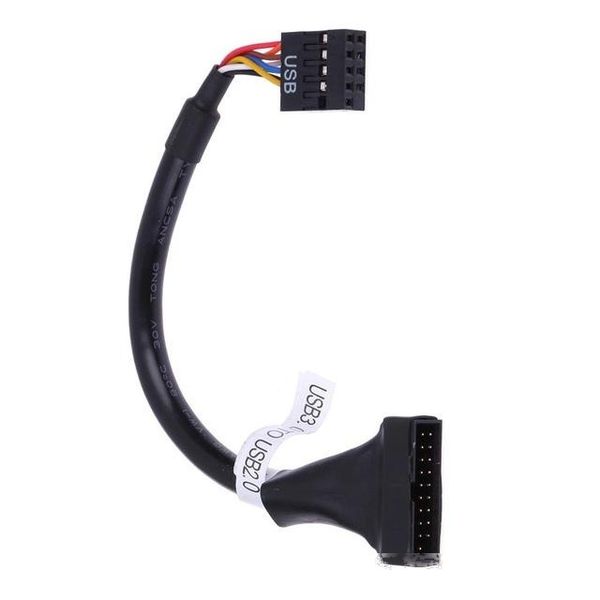 

omputer & office computer cables & connectors for cd-rom floppy drive panel adapter usb 3.0 20pin male to usb2.0 9-pin female fle