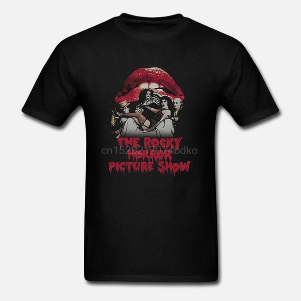 

sleeve print men rocky horror picture show movie casting throne mens t-shirt short sleeved t-shirt fashion loose funny tee shirt