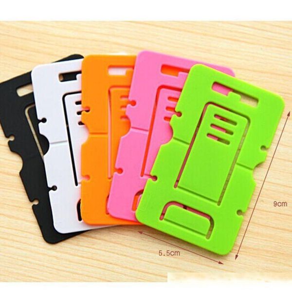 

phone stand portable adjustable mini card phone holder for iphone 6 plus mobile for samsung s5 s6 edge stand support 500pcs/lot