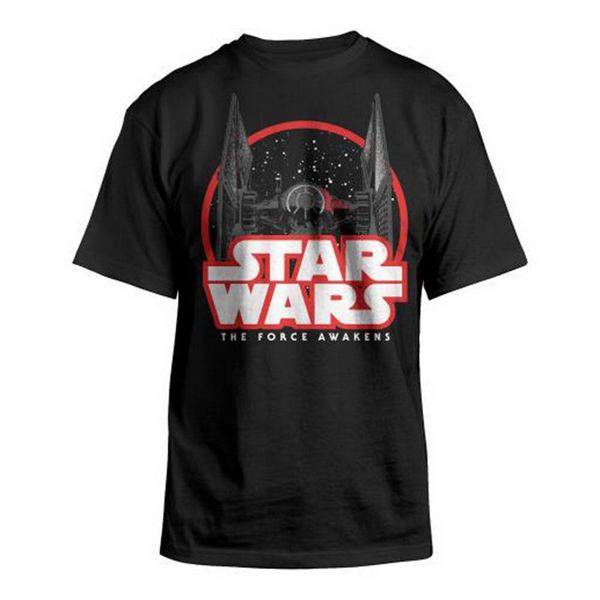 

the force awakens tie fighter captain black t-shirt fashion classic style tee shirt
