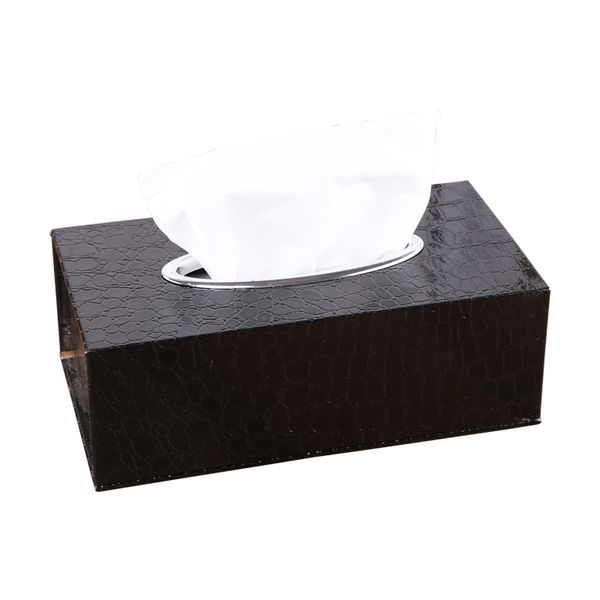 

leather tissue holder fashion modern paper case box