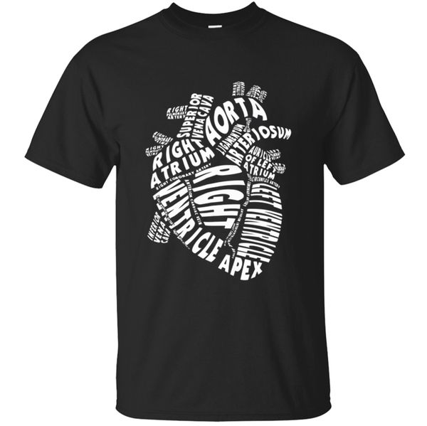 

knitted humor anatomical heart cardiac for nurse and doctor tshirt 2019 men t shirt branded size s-5xl tee streetwear