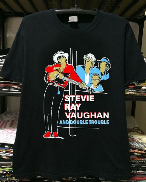 

vtg rare stevie ray vaughan и double trouble - limmited издание перепечатка usasz