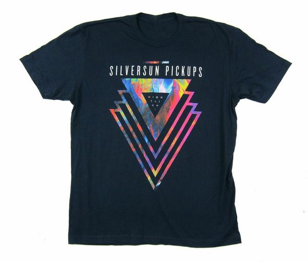 

silversun pickups night light tour 2017 navy blue t-shirt new official cotton christmas gifts tee shirt