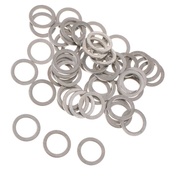 

50x m14 aluminum oil drain plug crush washers gaskets for mazda 9956-41-400