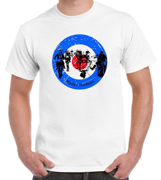 

2019 summer men's t shirt fashion print t-shirt summer style mods v rockers mod target logo plain t shirts