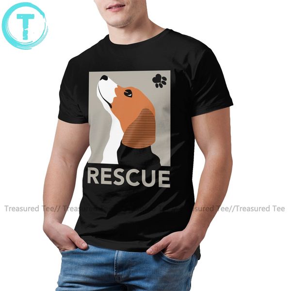 

beagle puppy t shirt rescue beagle t-shirt big short sleeves tee shirt men casual awesome printed tshirt