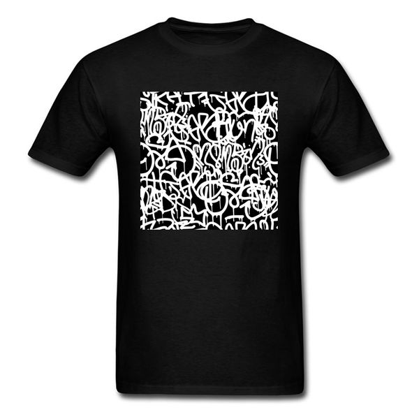 

spray graffiti pattern t shirt fashion art design men male street wear short sleeve custom team funky tee shirt t-shirt